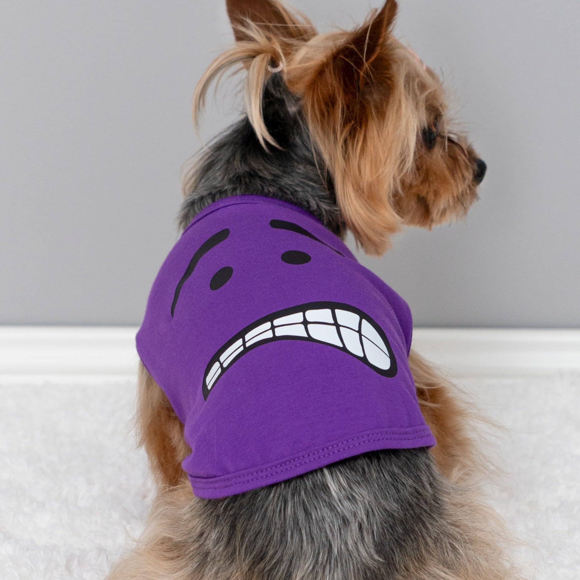 Fitwarm camiseta para perros con expresiones aterradoras, perfecta para fotos