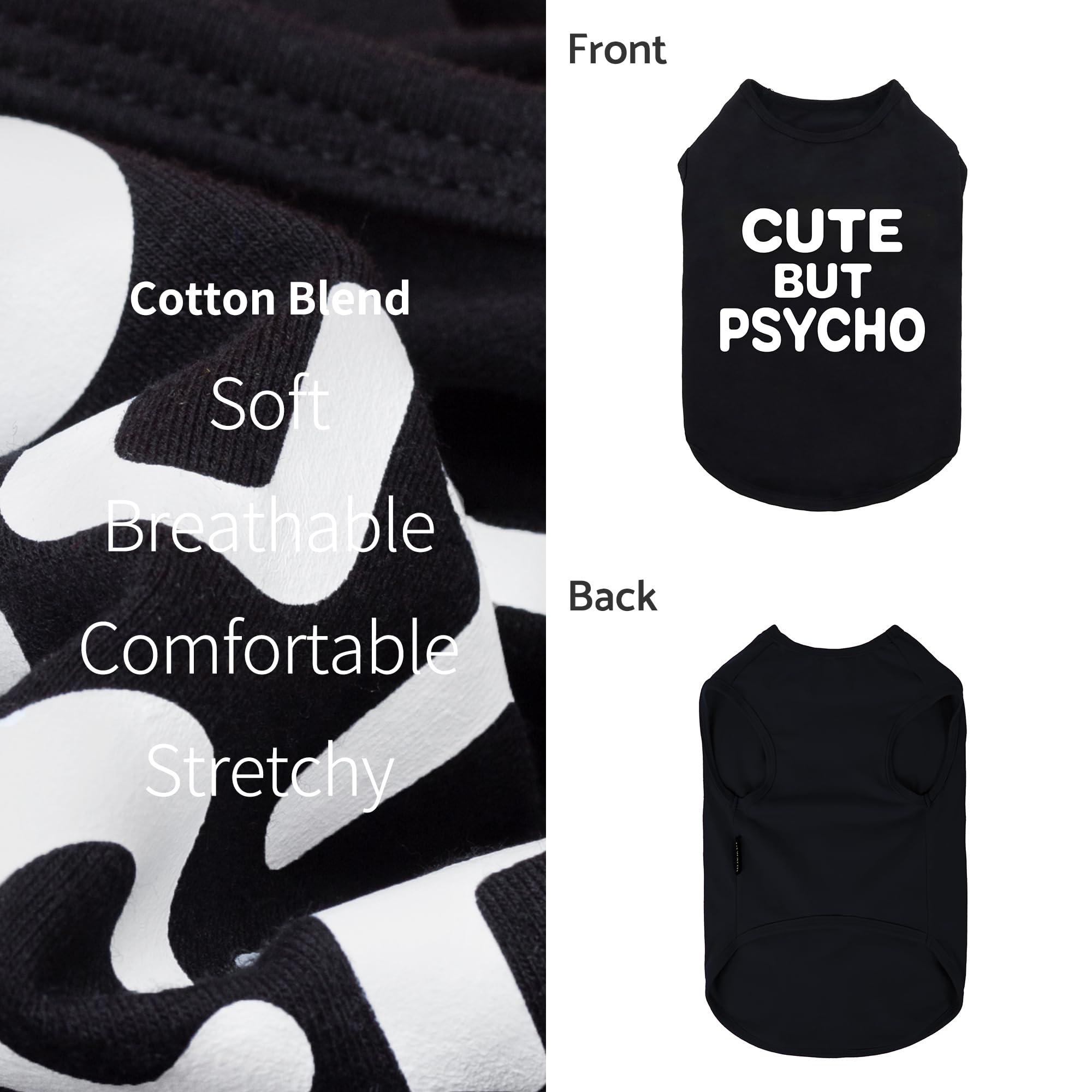 Camiseta Fitwarm para perro, uso diario, fácil de poner y quitar.