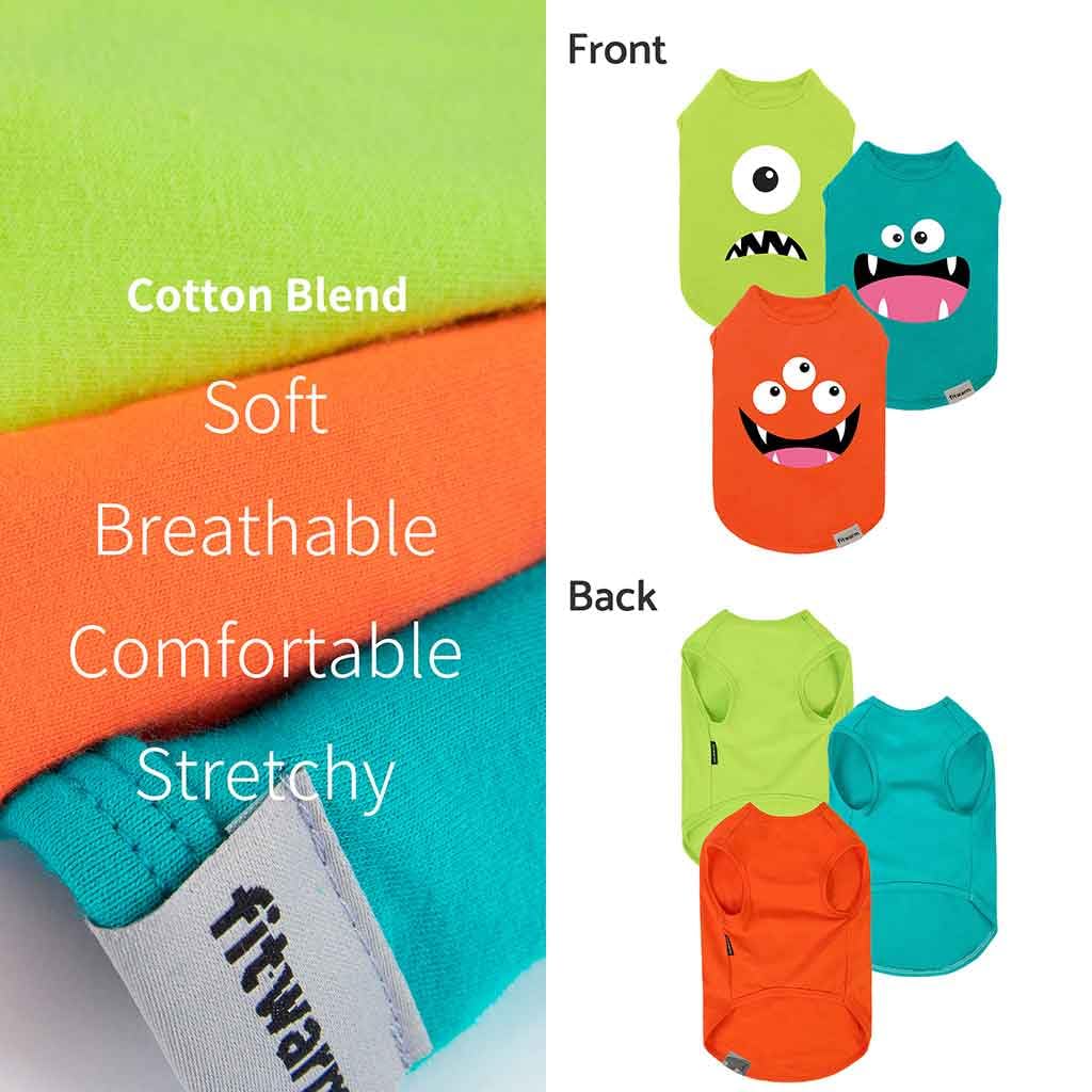 Camiseta Fitwarm con ojos de monstruo verde para fotos