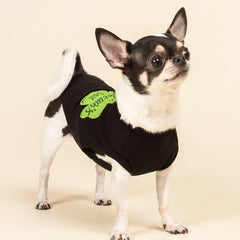 Camiseta Fitwarm para perros, lateral negro, ajuste cómodo para razas pequeñas