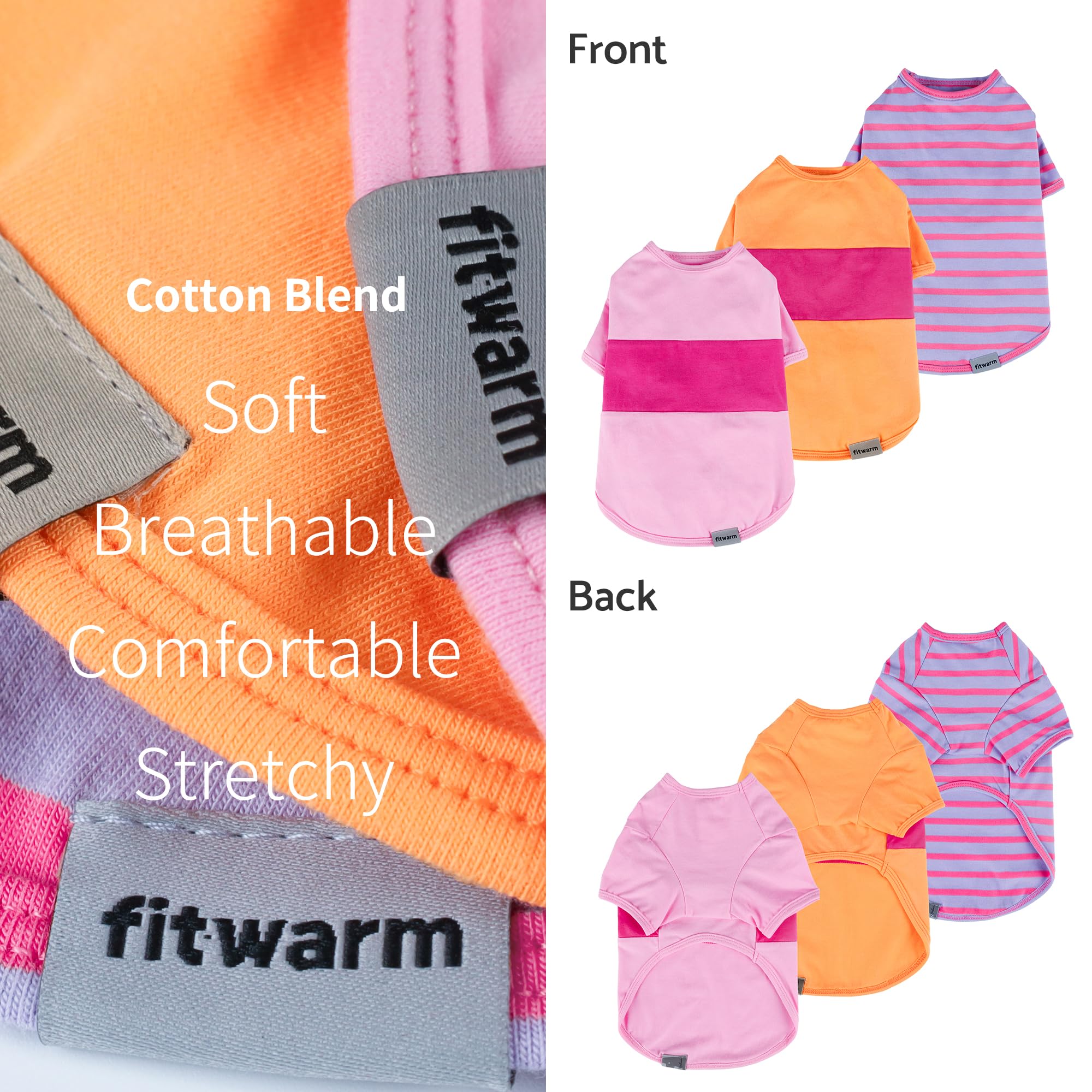 Fitwarm camiseta perro verano, ideal para playa y caminatas.