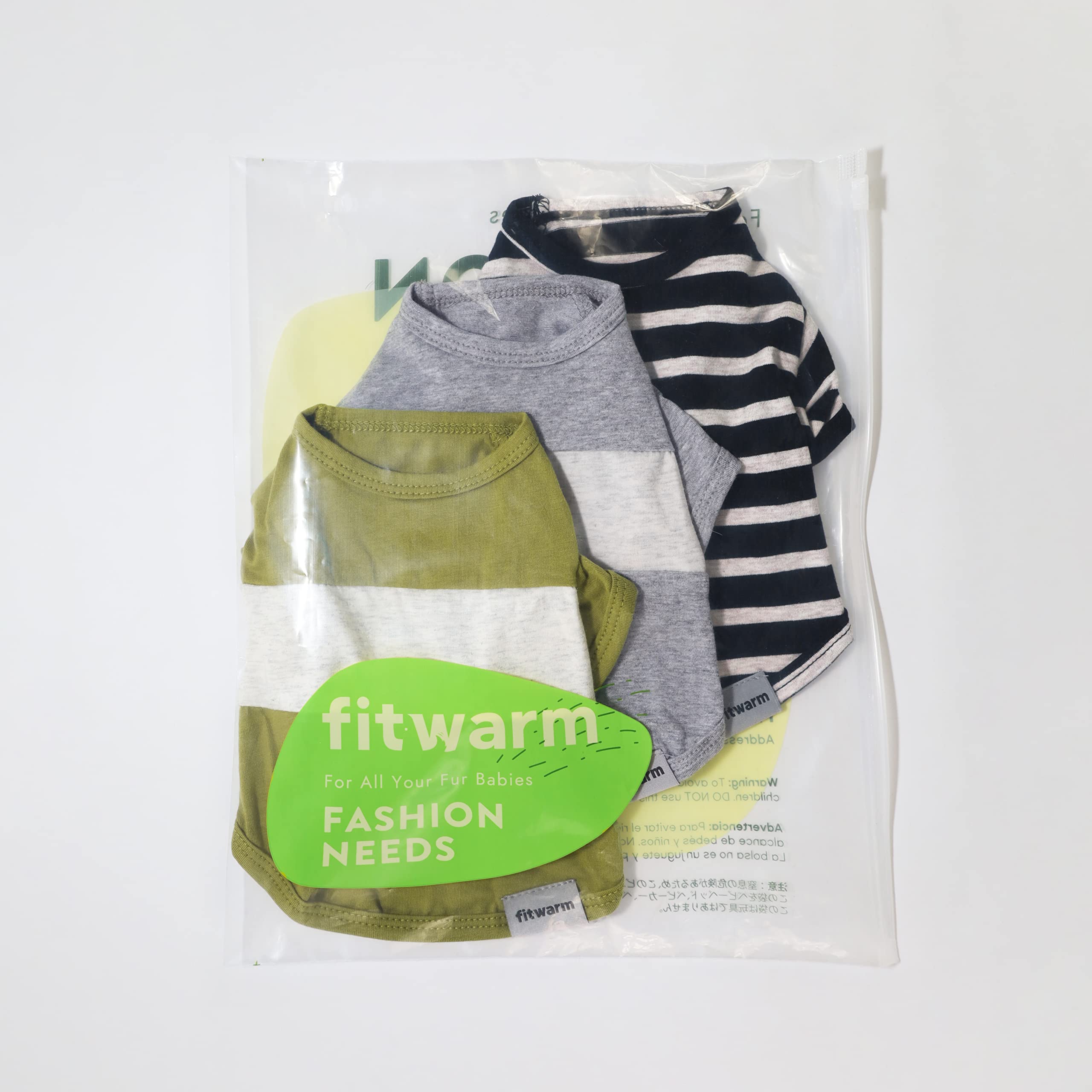 Tres prendas versátiles de Fitwarm para combinar looks veraniegos de tu mascota.