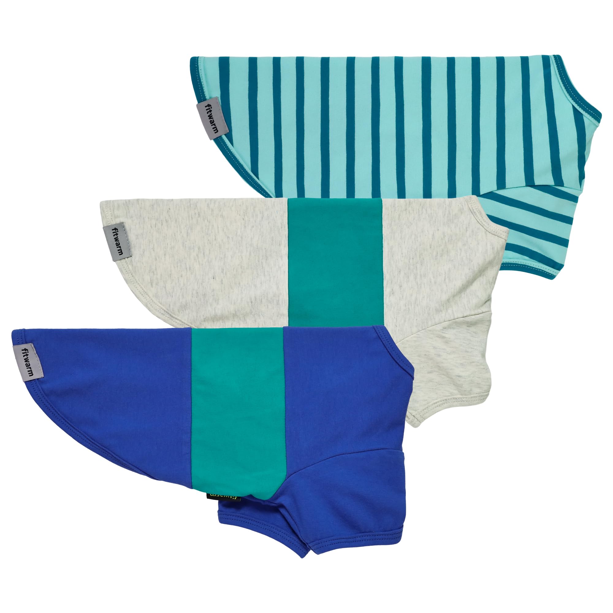 Vista trasera de la camiseta Fitwarm para perro.
