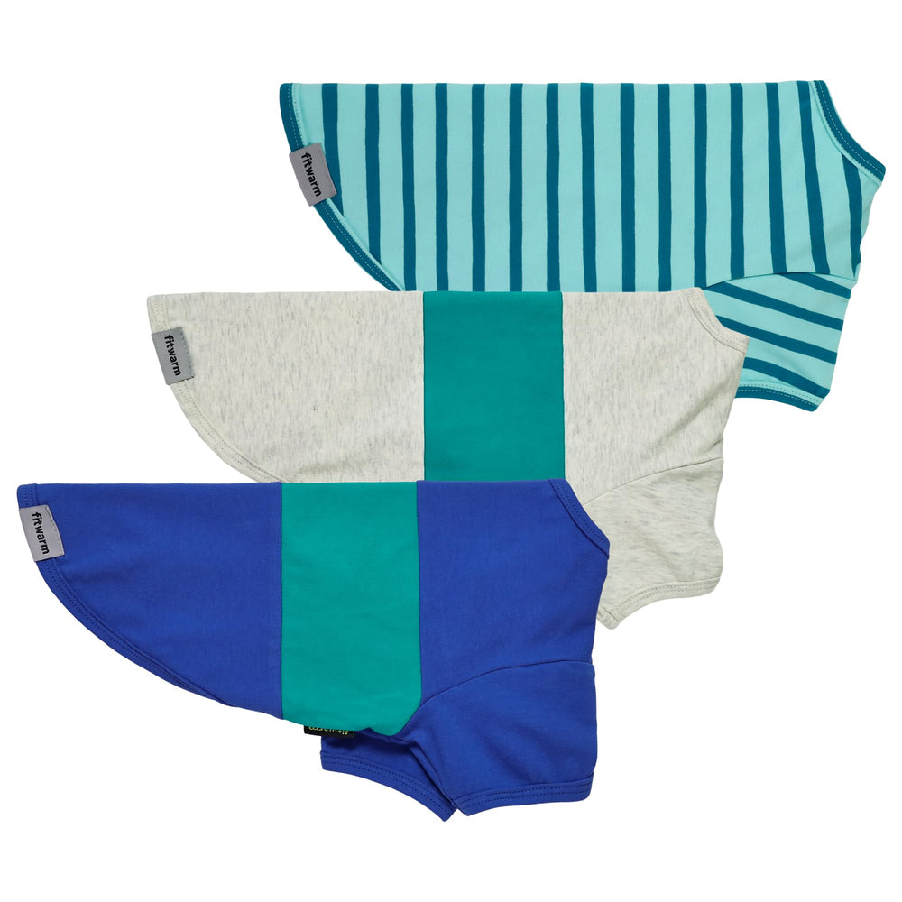 Vista trasera de la camiseta Fitwarm para perro.