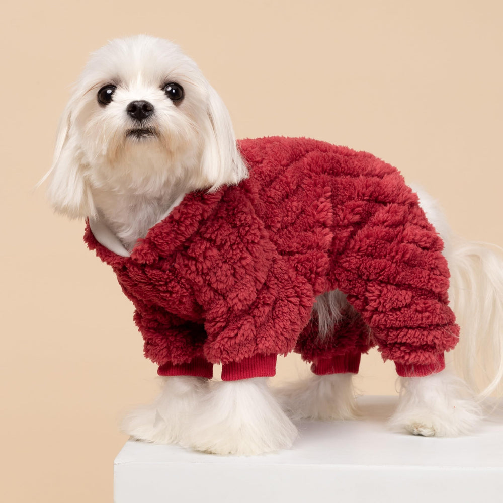 Fitwarm conjunto navideño para perros pequeños, elegante y festivo.