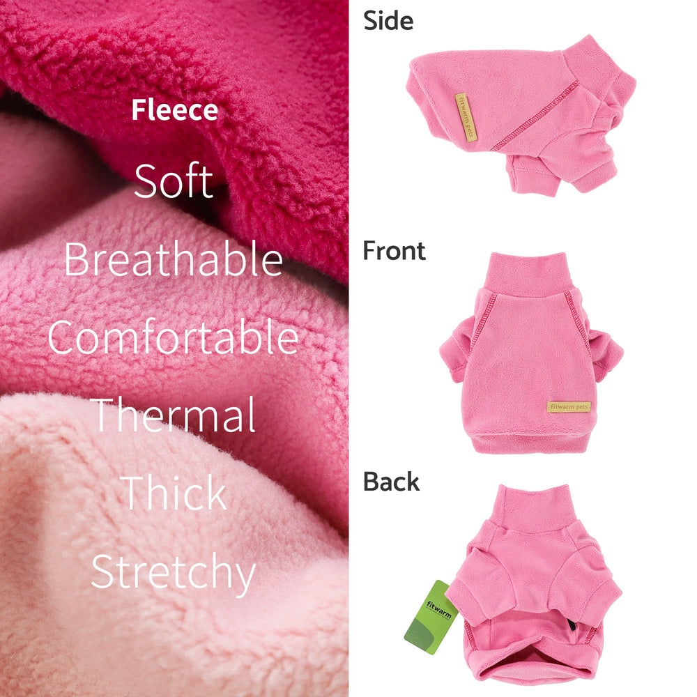 Conjunto de tres colores Fitwarm para perros, sudadera