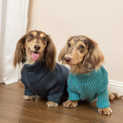 Fitwarm detalle tejido punto grueso para perro: aspecto texturizado y calidez adicional.