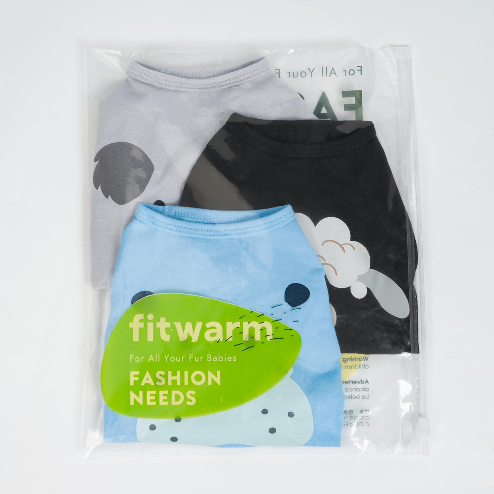 Fitwarm diseños divertidos tres, ideal para fotos o paseos diarios.