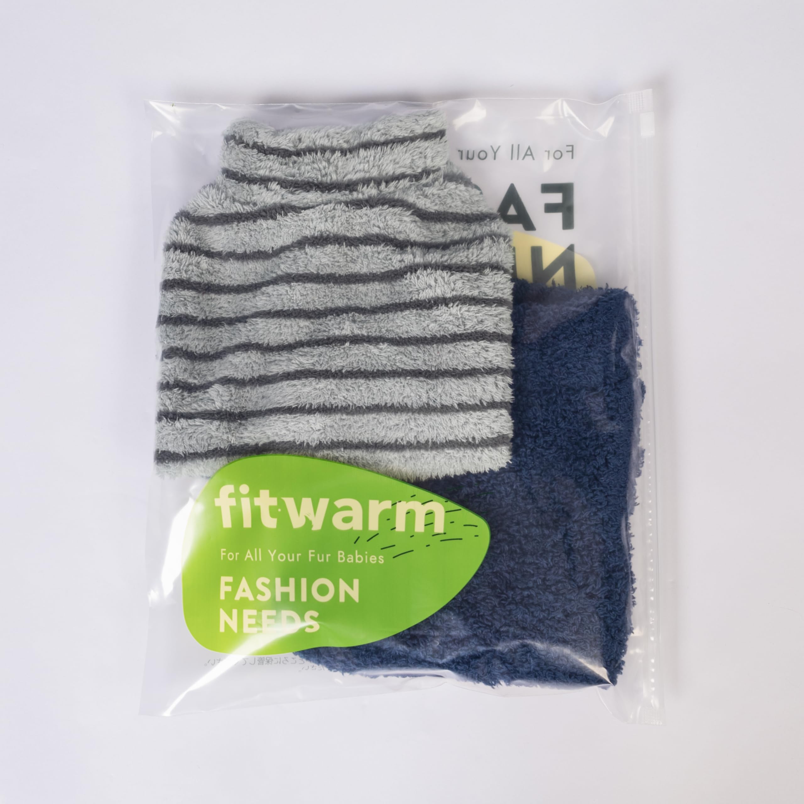 Fitwarm empaque de dos suéteres para perro, perfecto para rotar estilos.
