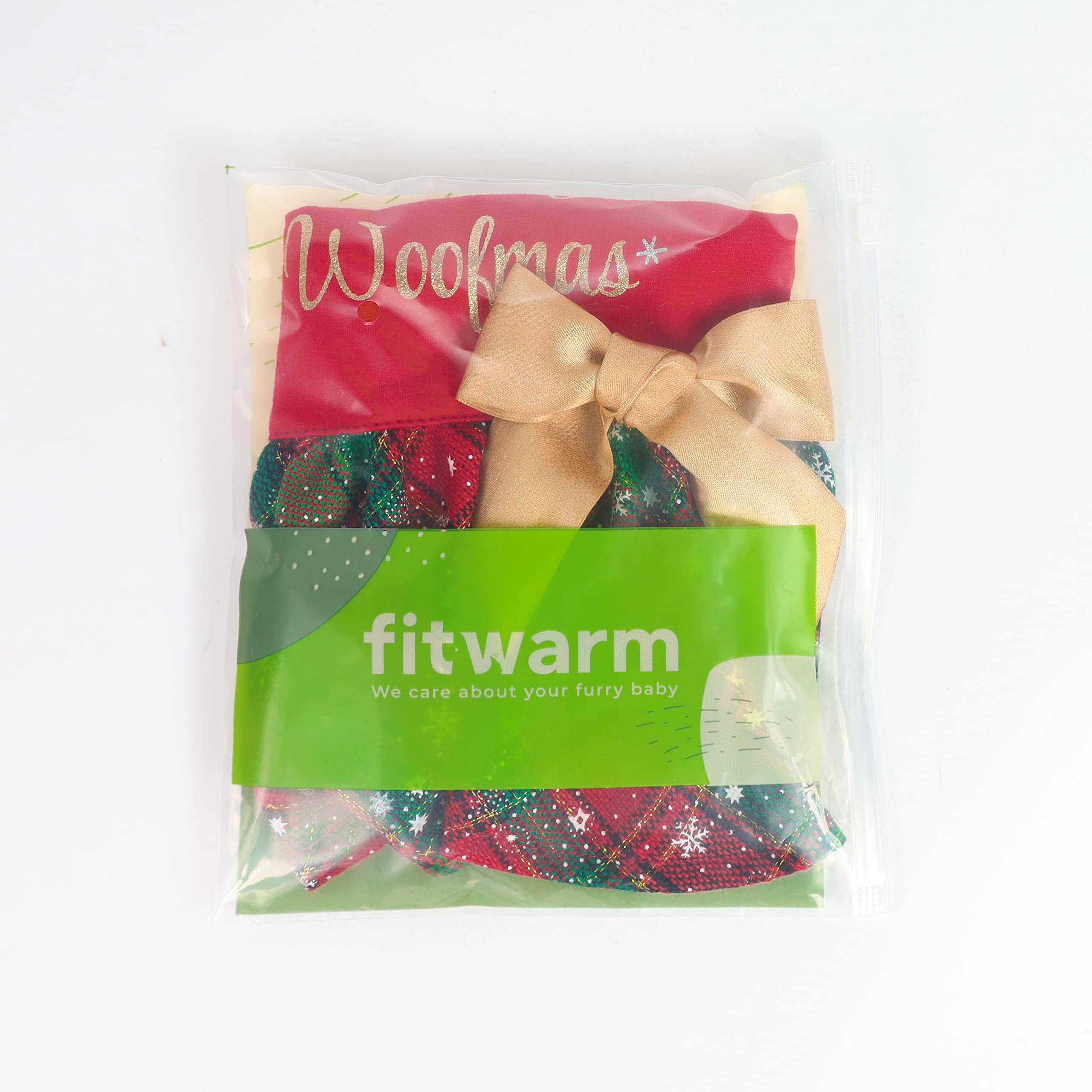 Estilo navideño Fitwarm para perro, ideal para Navidad elegante.