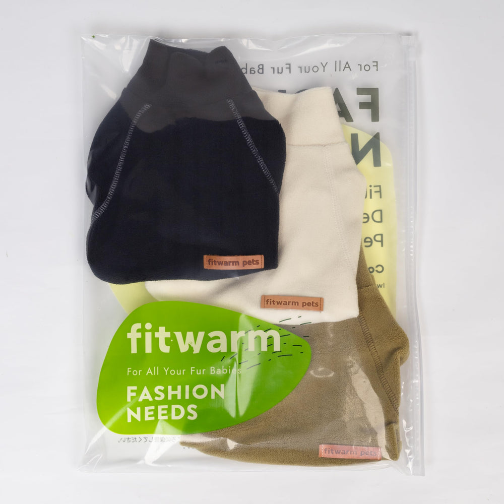 Fitwarm pack sudaderas para perro tres prendas variadas