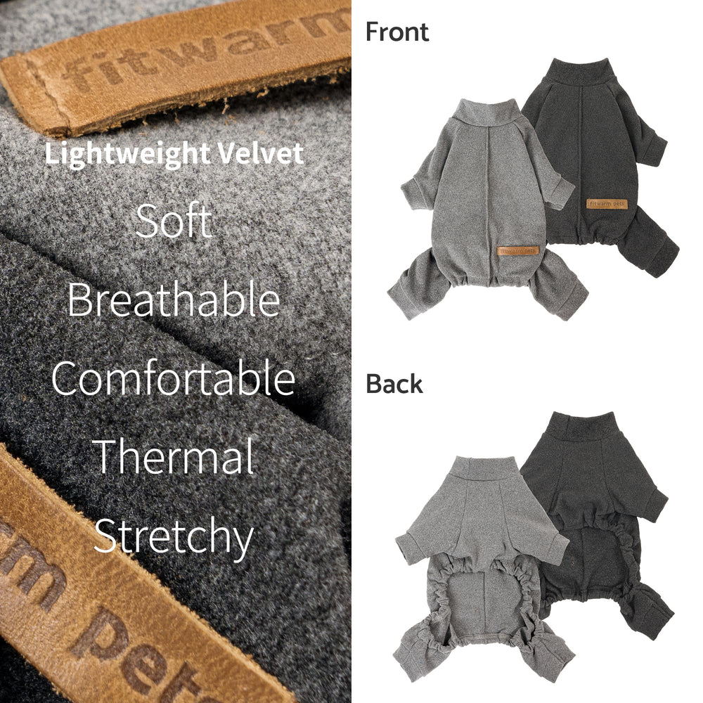 Fitwarm pijama para perro, ideal para actividades en frío exterior