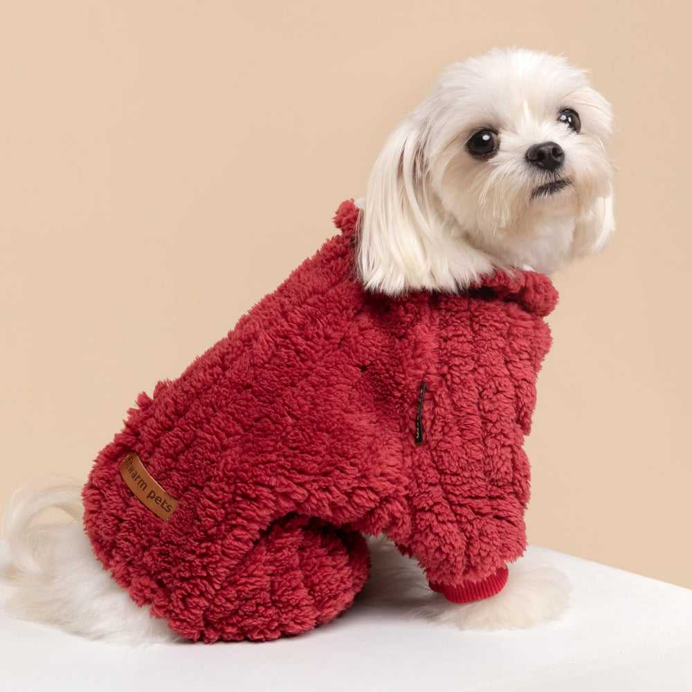 Pijama Fitwarm facilita vestir y desvestir al perro durante salidas diarias.