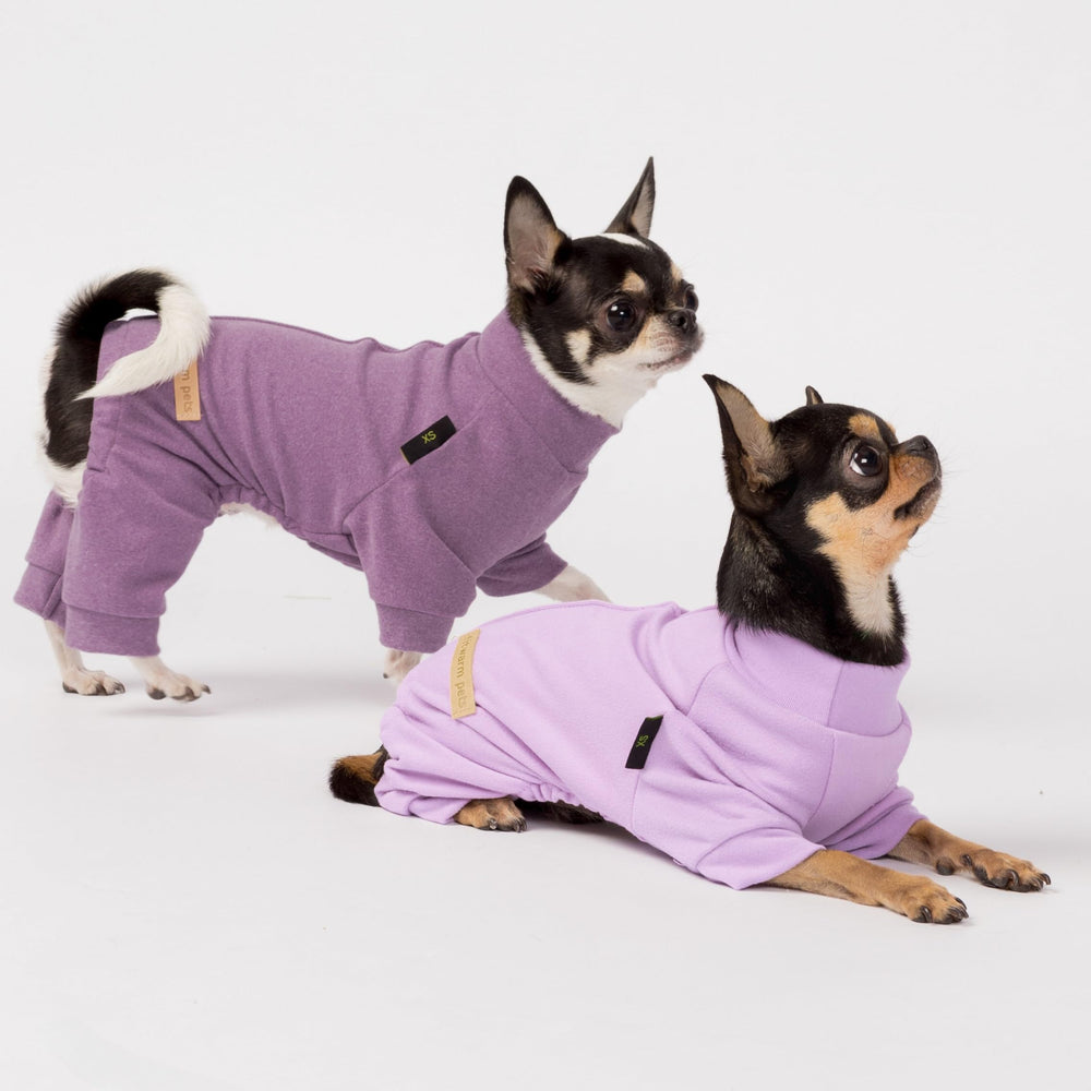Fitwarm pijama de felpa para perro, textura suave para uso diario