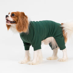 Fitwarm pijama canino con cuello redondo, fleece ligero,