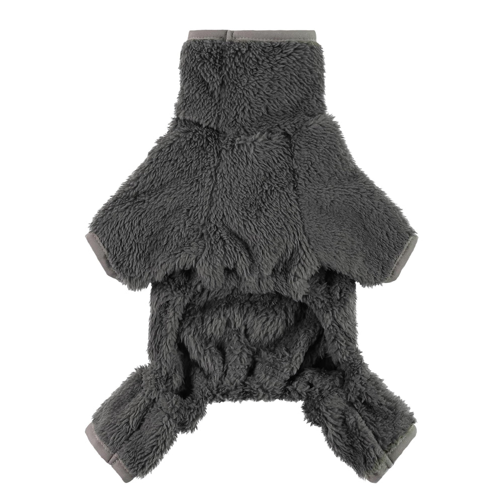 Fitwarm pijama para perros, forro polar, vista trasera para ajuste cómodo