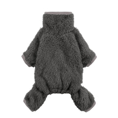 Fitwarm pijama para perros, forro polar, vista frontal para calor suave
