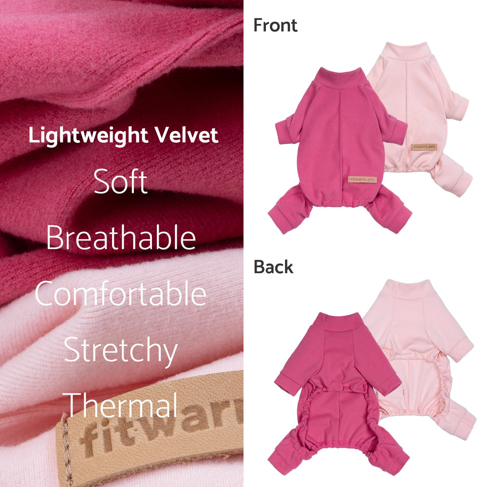 Fitwarm pijama para perros, tacto suave y tejido transpirable.