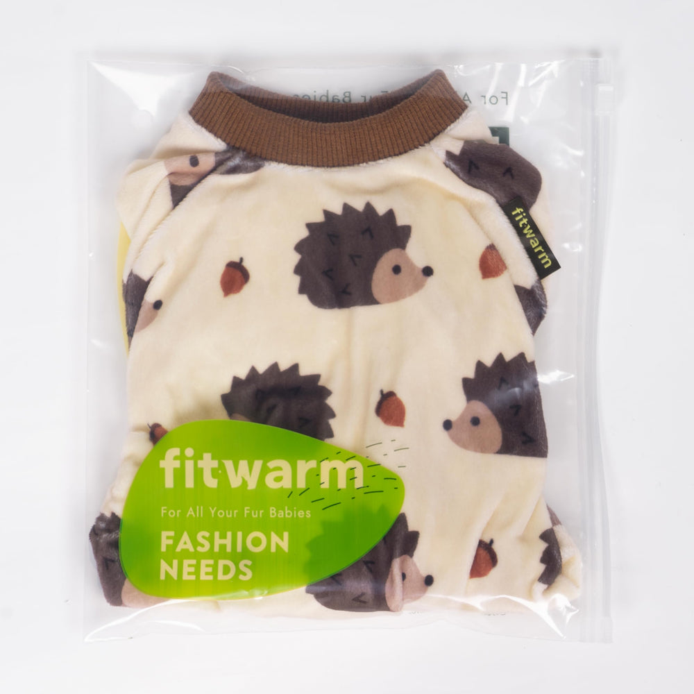 Fitwarm pijama perro utilizado en casa, perfecto para dormir o fotos.