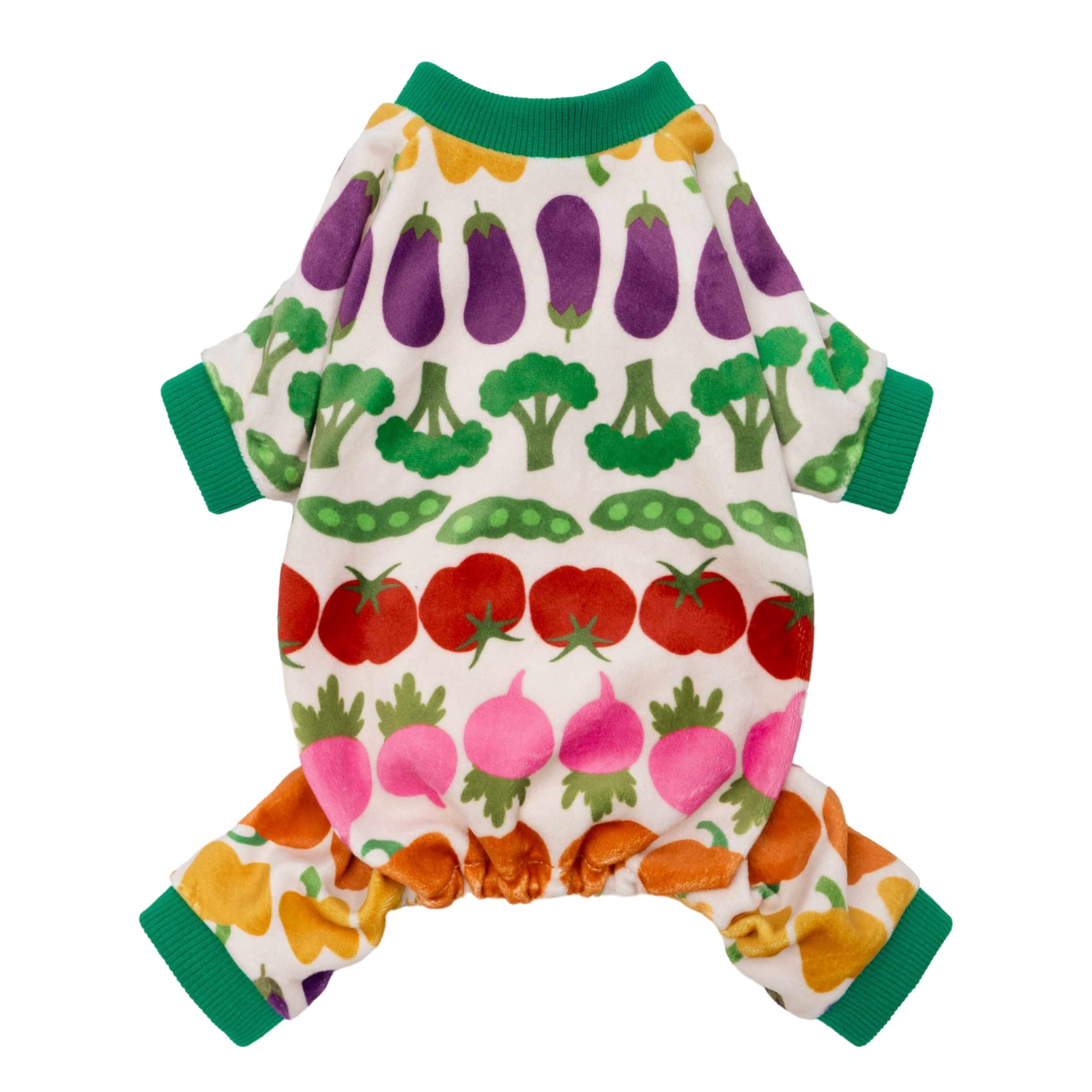 Pijama Fitwarm para perro con vegetales, principal, abriga durante paseos