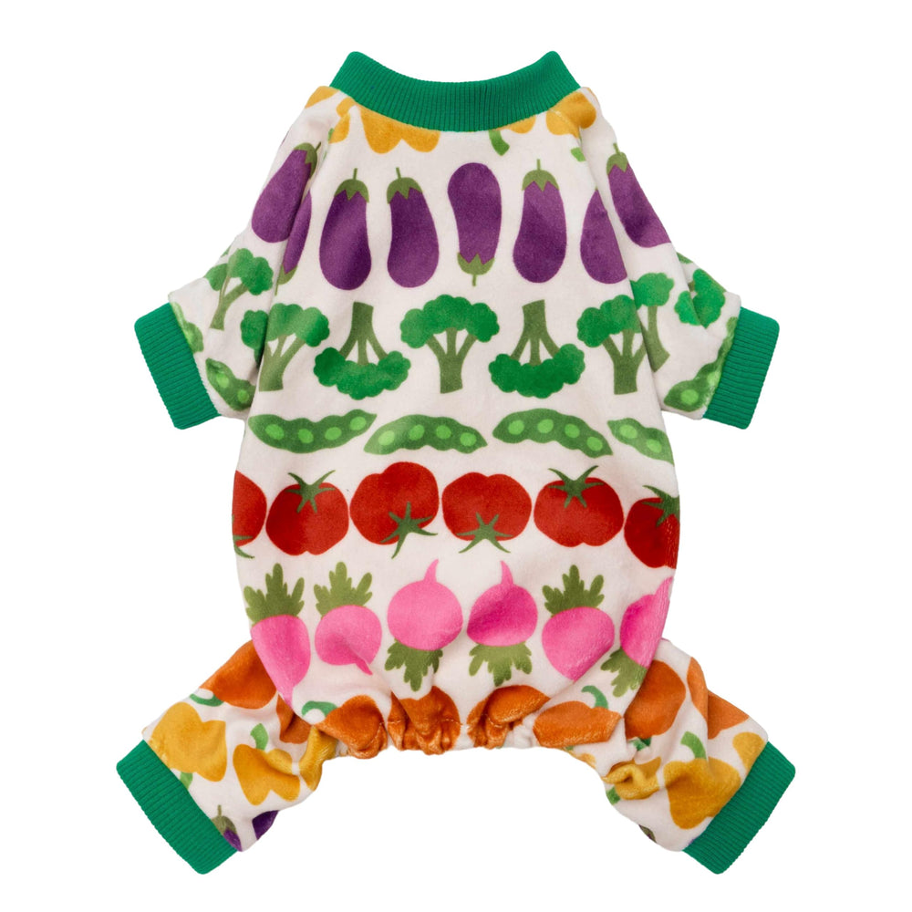 Pijama Fitwarm para perro con vegetales, principal, abriga durante paseos
