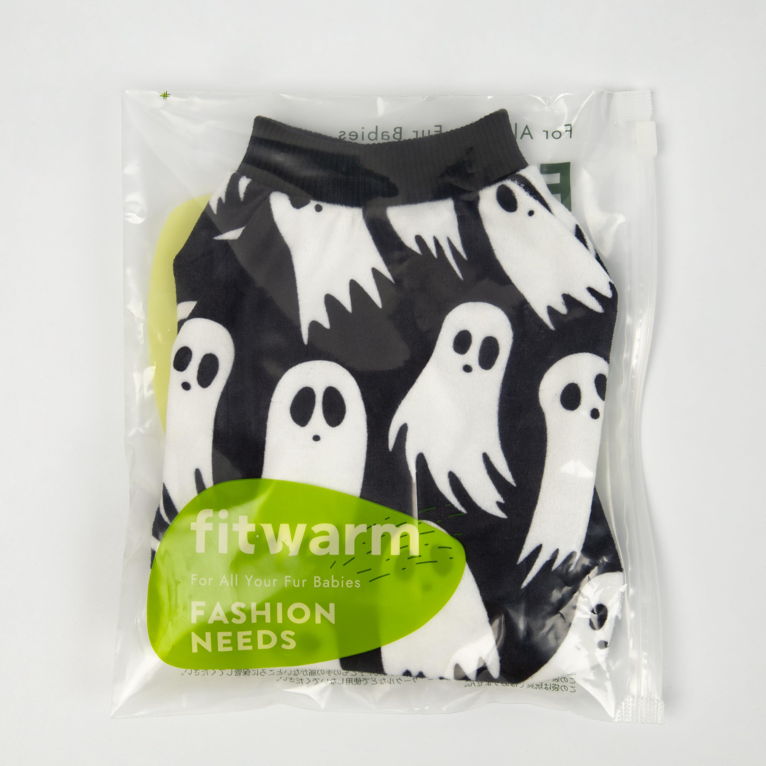Fitwarm pijamas perro fantasma, cierre fácil para ponérselo y quitarlo