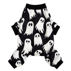 Fitwarm pijamas para perros, vista frontal, cómodo y cálido para Halloween