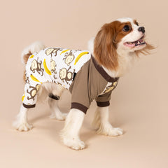 Fitwarm pijamas para perro con mono, vista lateral, cobertura total y ajuste seguro