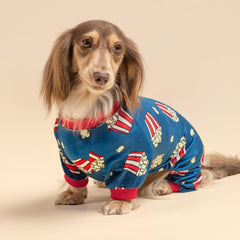 Fitwarm Popcorn Dog Pijamas patas: con pies para calor constante.