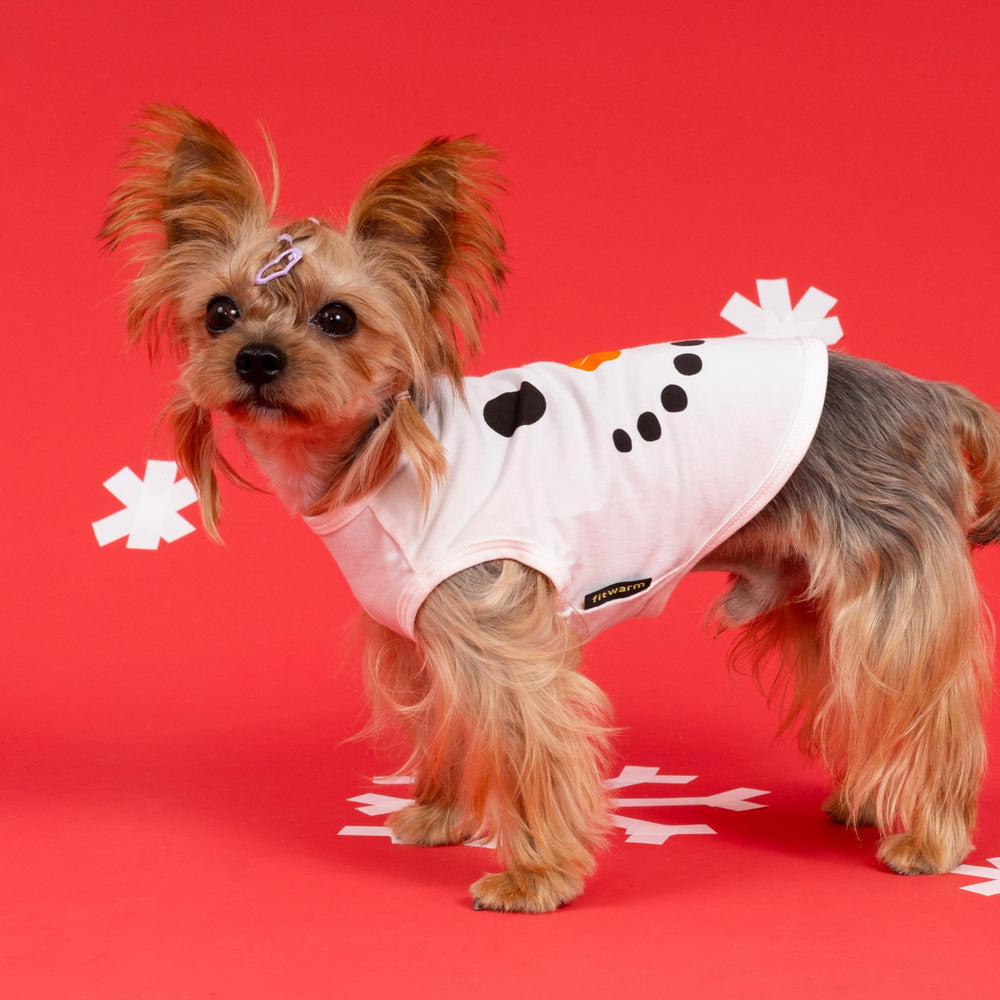 Fitwarm prenda XS para perro, diseño de muñeco de nieve, ajuste cómodo