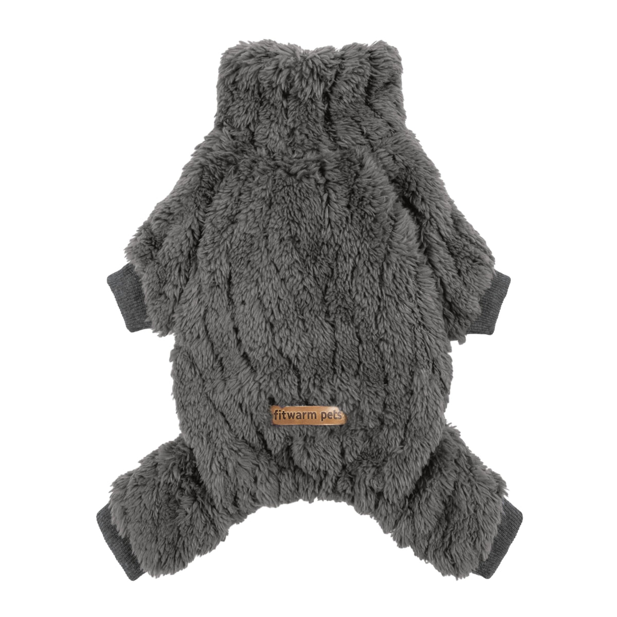 Fitwarm sudadera para perro con cuello alto, vista frontal, ideal para abrigar en frío