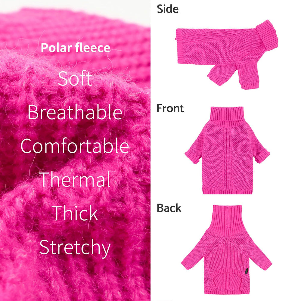 Fitwarm sudadera diseño simple rosa, fácil de poner.