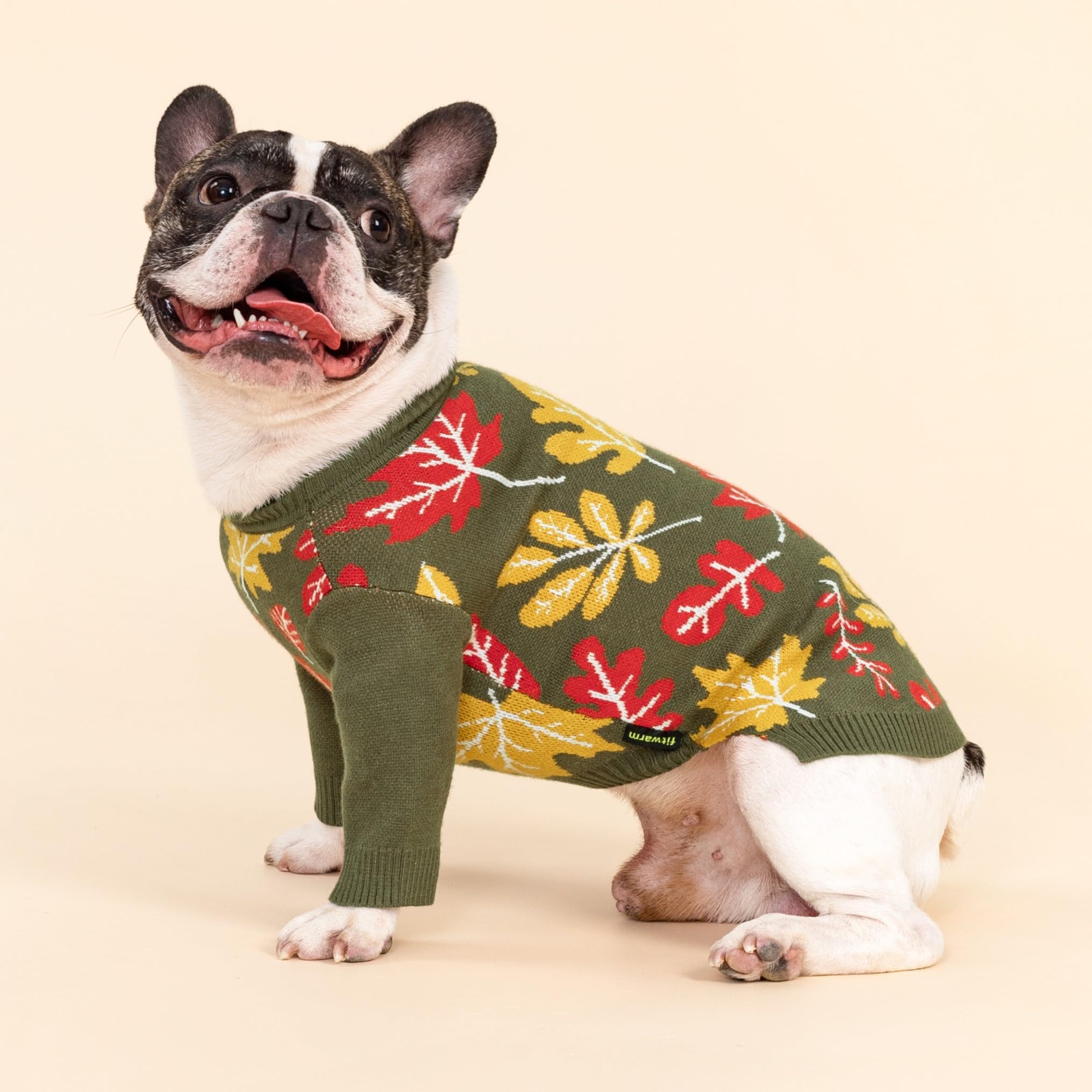 Fitwarm Maple sudadera para perro, dorso, ajuste cómodo para movilidad diaria
