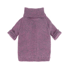 Fitwarm suéter térmico lavanda para perro, cuello alto para calor extra.