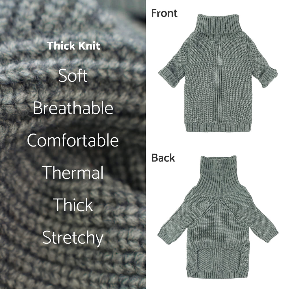Fitwarm suéter para perro, fácil de colocar y quitar con diseño práctico.