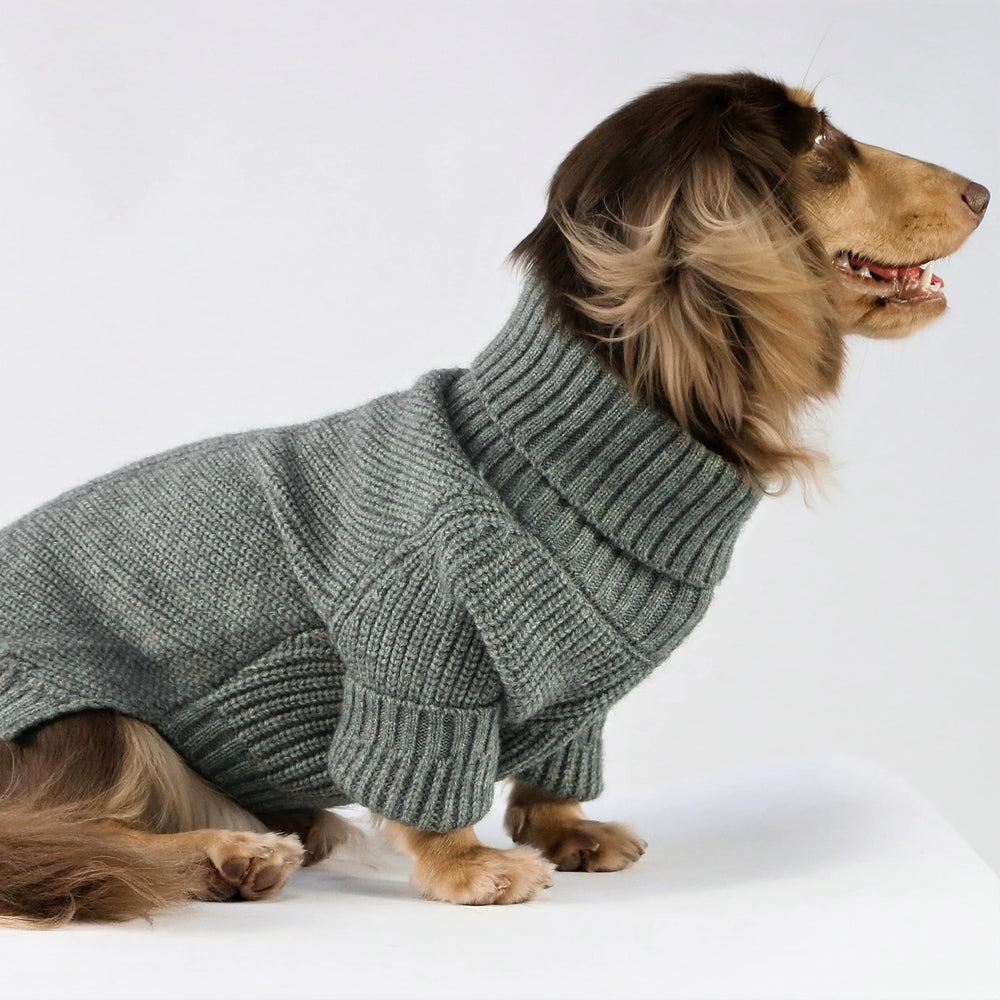Fitwarm suéter de perro tejido invernal grueso, sensación cálida y suave.