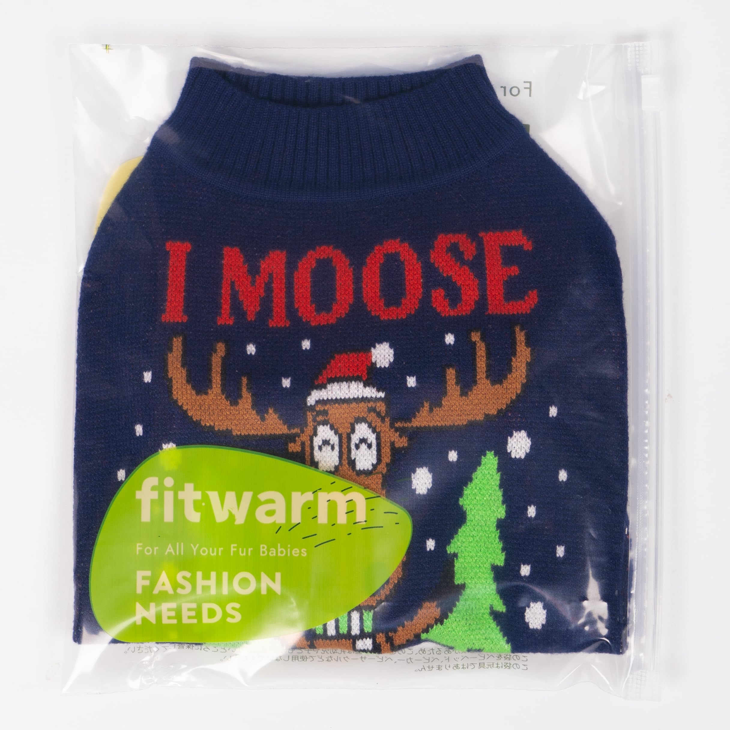 Fitwarm suéter azul marino, tamaño mediano para razas pequeñas.