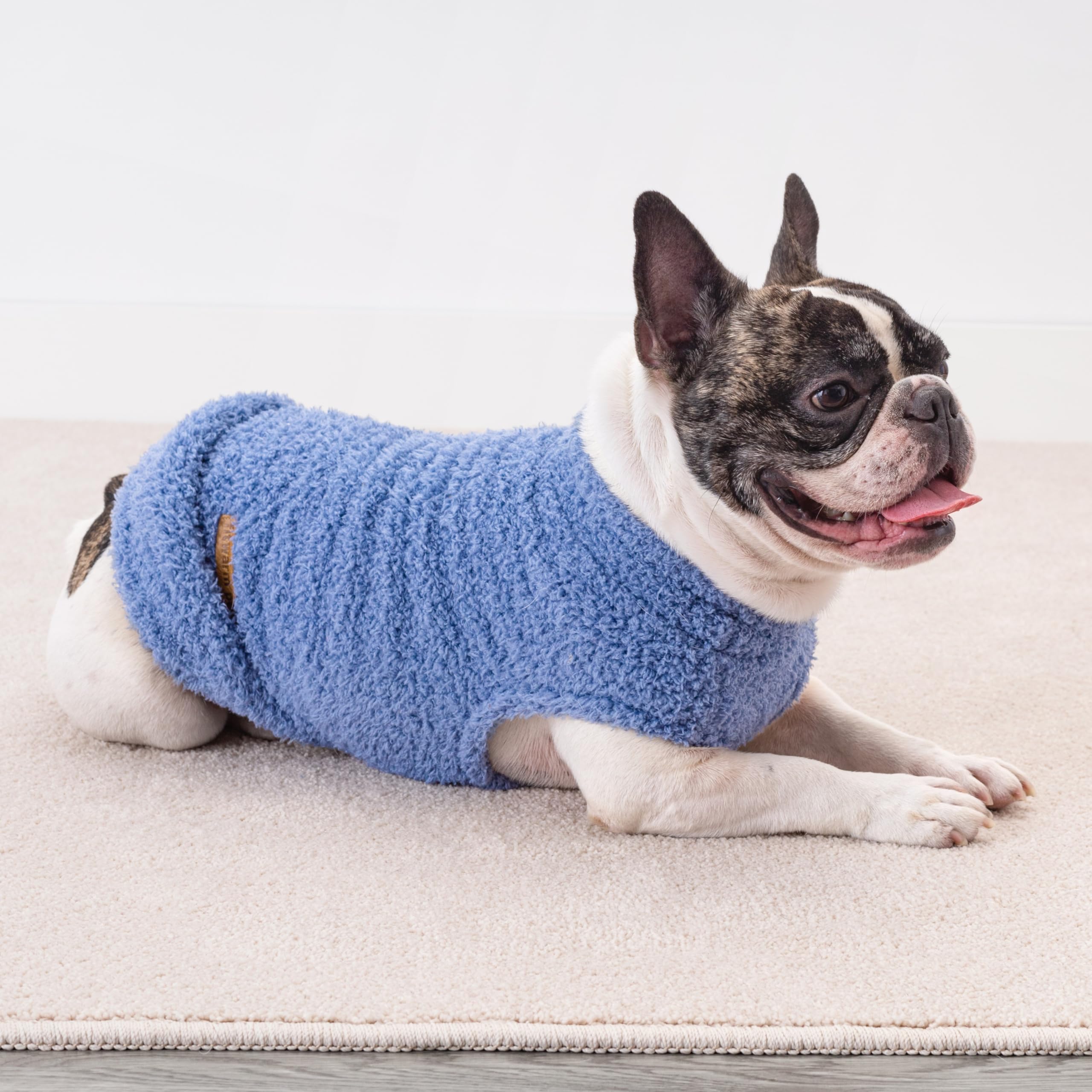 Fitwarm sueter para perro facil de poner y quitar, diseño practico