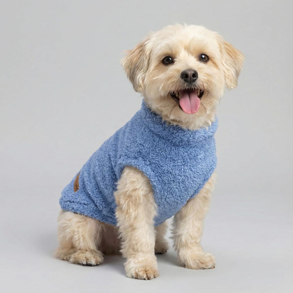 Fitwarm suéter para perro con rayas verde oliva, ideal para paseos