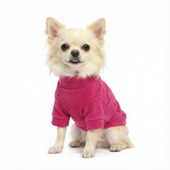 Tejido poliéster-elastano Fitwarm para perros, rosa suave