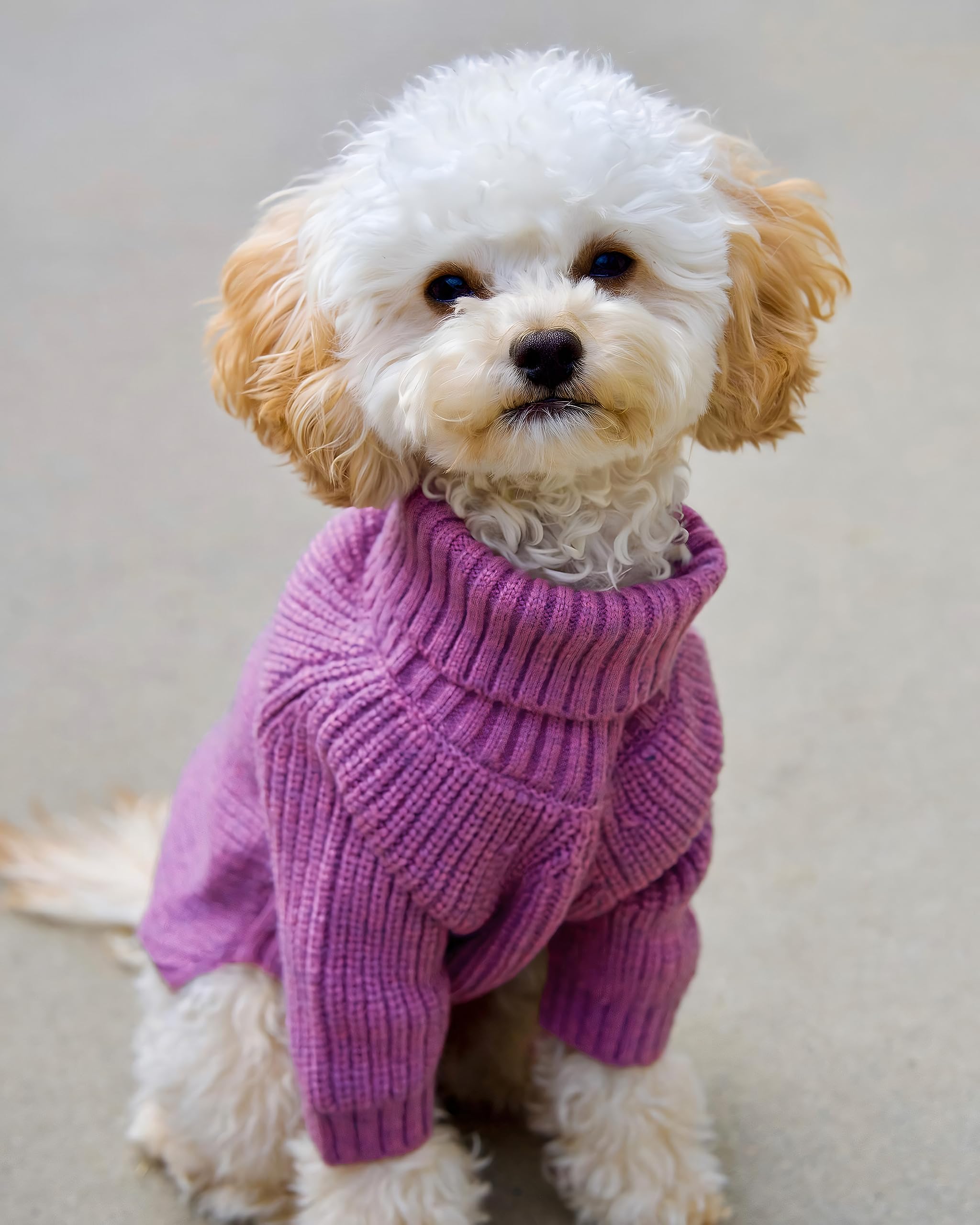 Fitwarm tejido suave, sensación cálida para el perro.