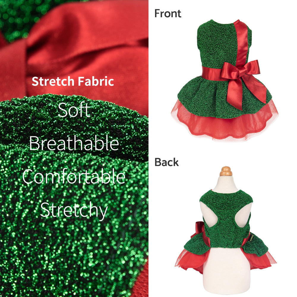 Fitwarm disfraz navideno para perros diseno glamoroso: presencia destacada.