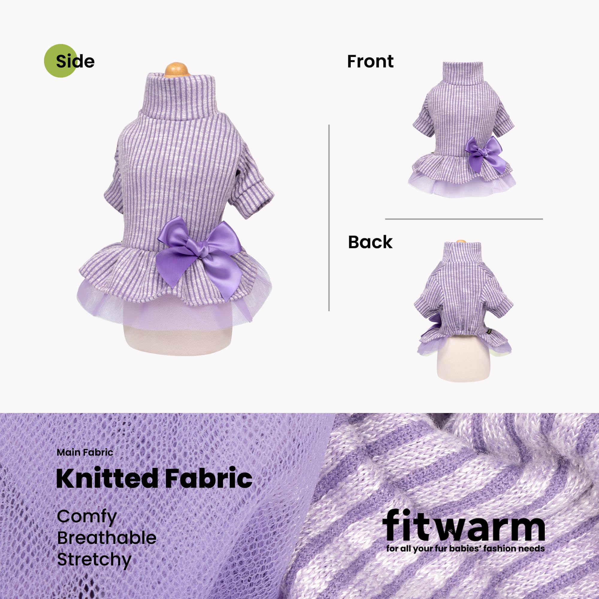 Ideal para Maltés y Pomerania en días fríos con Fitwarm.