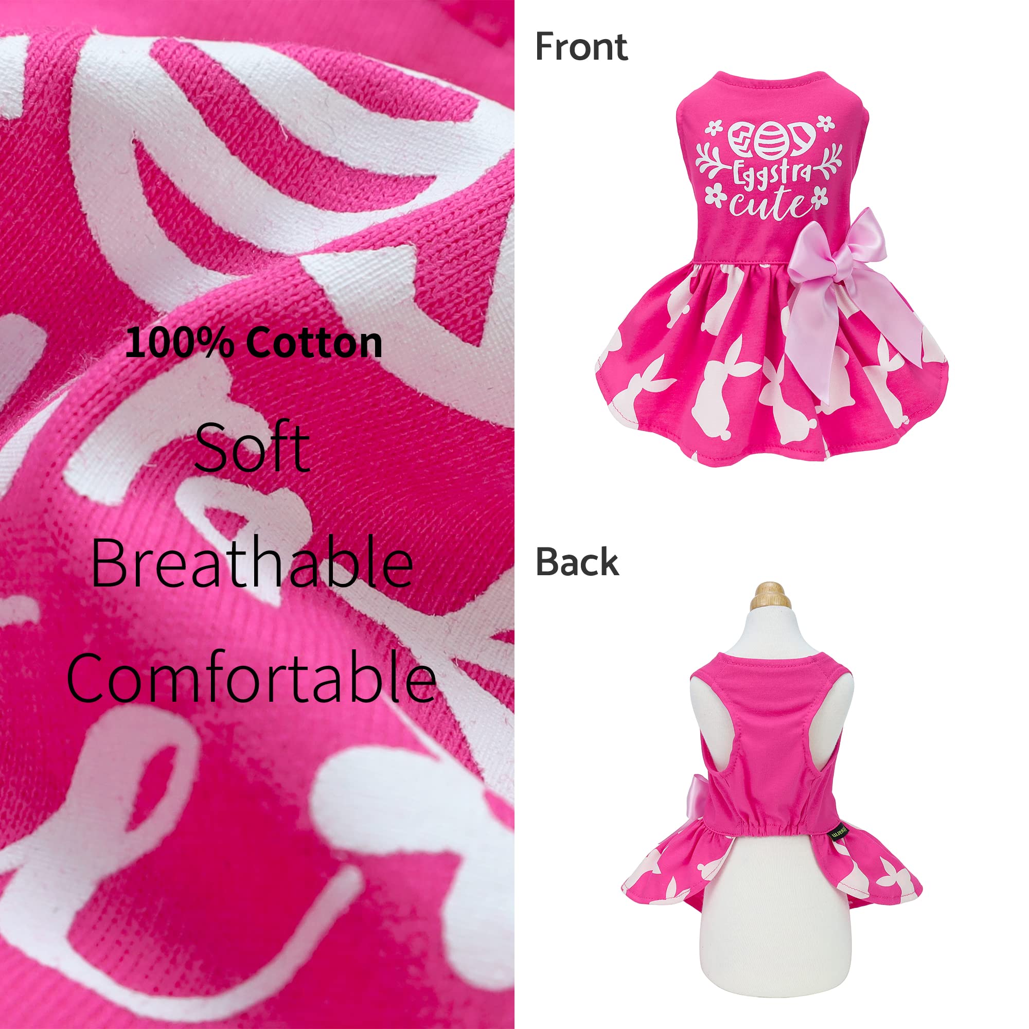 Fitwarm vestido-pascua-perro confort, movimiento suave durante paseos