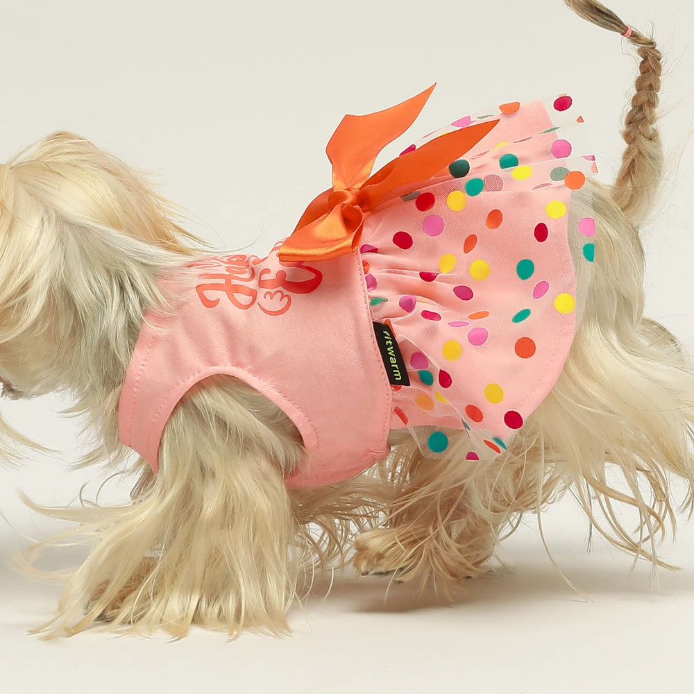 Fitwarm Vestido perro algodón 100: suave y ligero para uso diario.