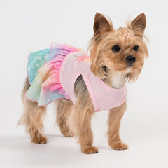 Vestido Fitwarm para perro tutu rosado, detalle top, cómodo y fácil de colocar.