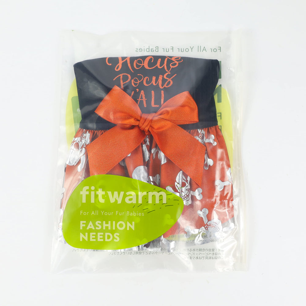 Fitwarm vestido-tul-perro-halloween-naranja-negro-xs, perfecto para sesiones.