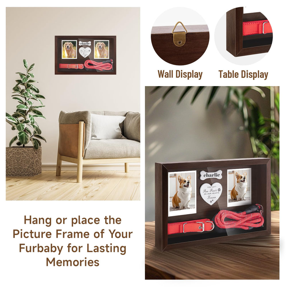 FITWOWFIT detalle corazon de madera que añade toque sentimental al display.