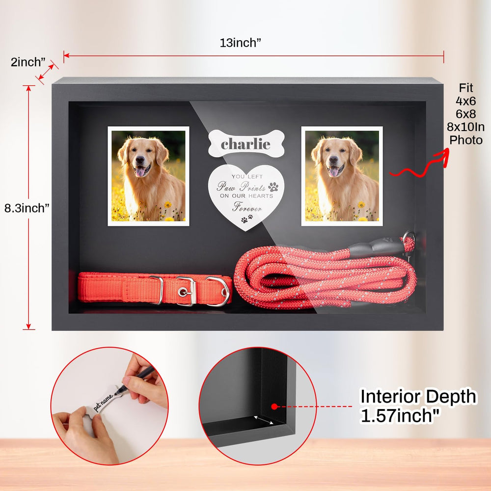 FITWOWFIT placa corazón madera para conmemorar a tu mascota