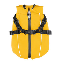 Chaqueta Fiveda para perro resistente al agua, ideal para paseos con lluvia leve.